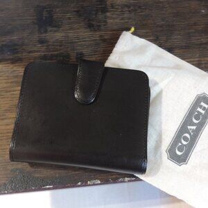 COACH Vintage Black Bifold Wallet NWOT